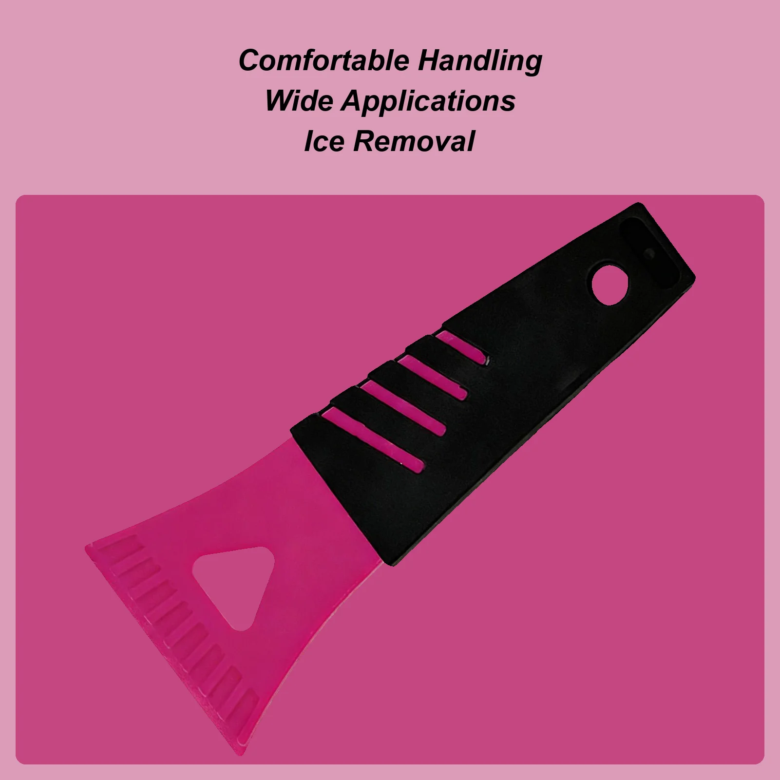 

Car Ice Scraper Snow Brush Winter Windshield Frost Removal Tool with Comfort Grip for Cold Weather Driving, SUV Truck Auto