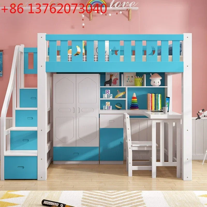 

Boy Child Bed Mother-kids Low Loft Bunk Lightweight Wooden Beds Multifunctional Girl Baby Playpens Cama Infantil Berceau‌ Crib