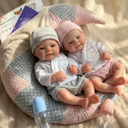 OtardDolls Painted All Silicone Girl&Boy 40CM Bebe Reborn Full Soft Silicone Newborn Dolls Gifts Boneca Reborn Corpo De Silicone