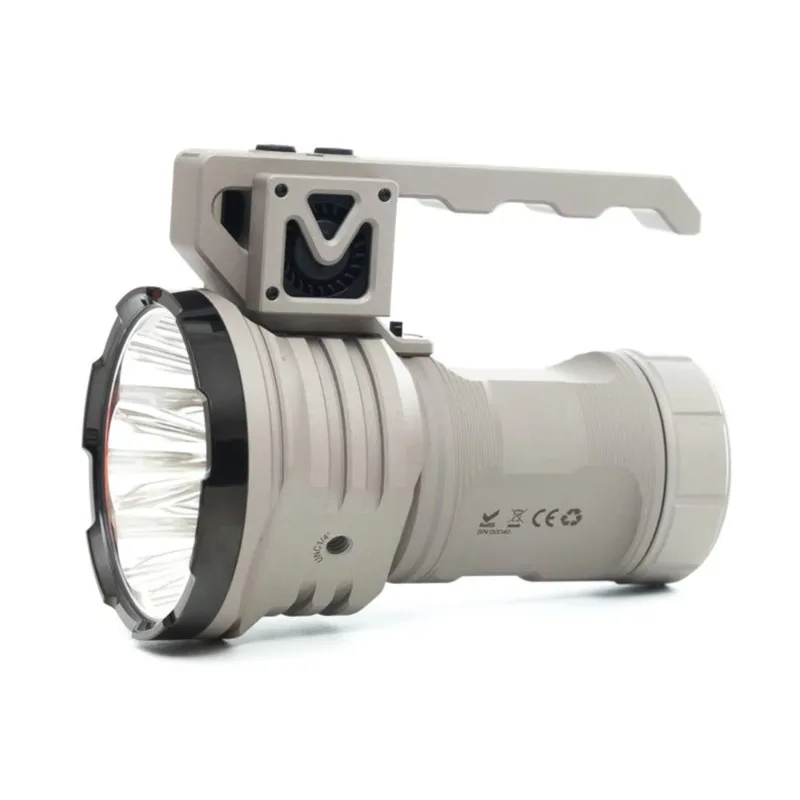 

Manker MK38 Satellite Multi-Purpose Handheld Powerful Searchlight with 3x21700 Batteries 20000LM or 41500LM
