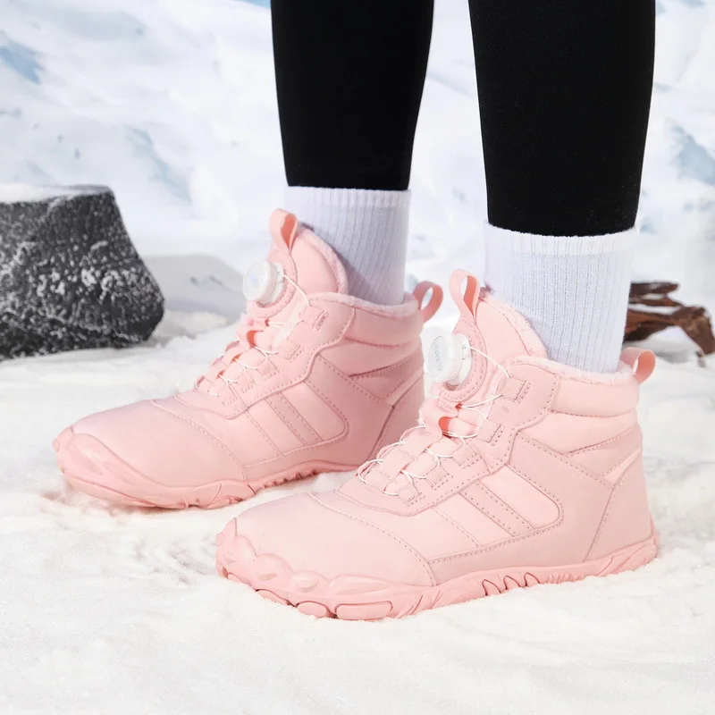 Winter children's shoes casual shoes outdoor work shoes warm shoe outdoor warm cotton shoe hiking shoe snow boots 27-40