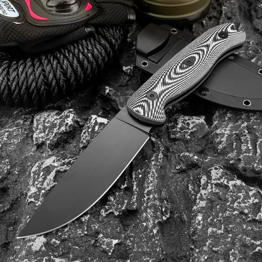 

TAK Тактический нож с прямым лезвием 8Cr13Mov, лезвие Mikata, ручка высокой твердости, портативный нож для выживания, самообороны, мужские подарки