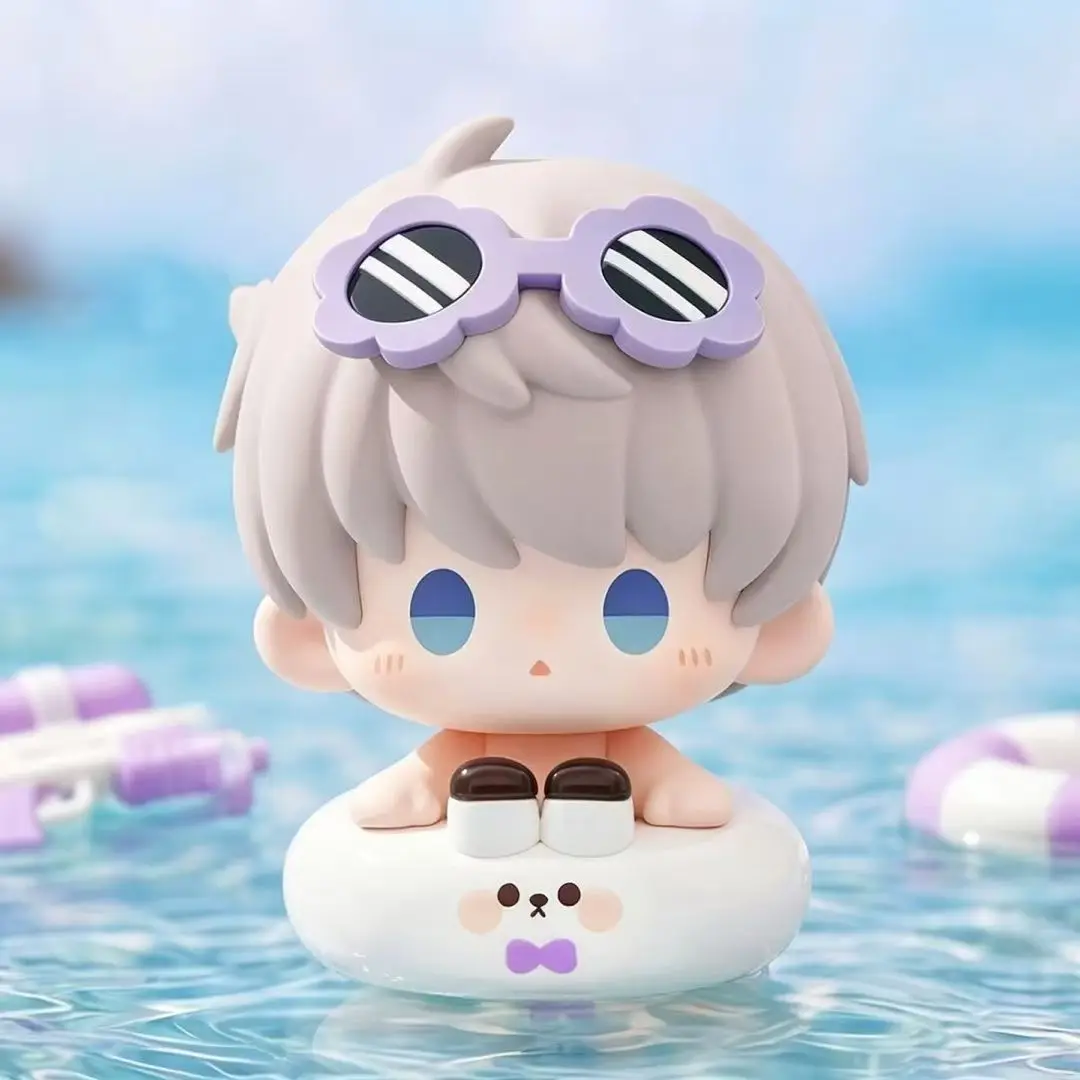 Anime-Figur Love and Deepspace Xavier Zayne Sylus Niedliche Figur Modell Q-Version PLA Schreibtisch-Accessoires Sammlerstück Geburtstagsgeschenk – Detail 6