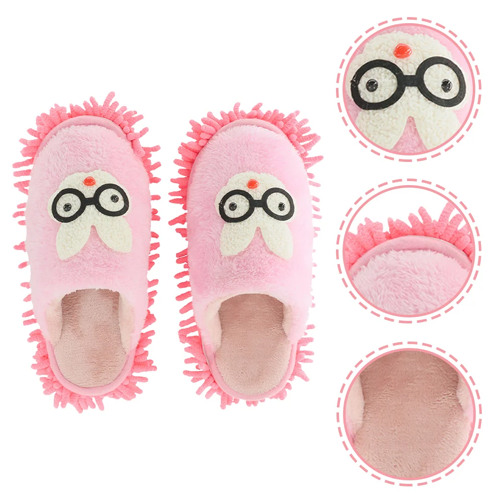 

Mop Slippers Car Mops for Floor Cleaning Sweeper on Women Cartoon Mopping Washable Detachable Women's