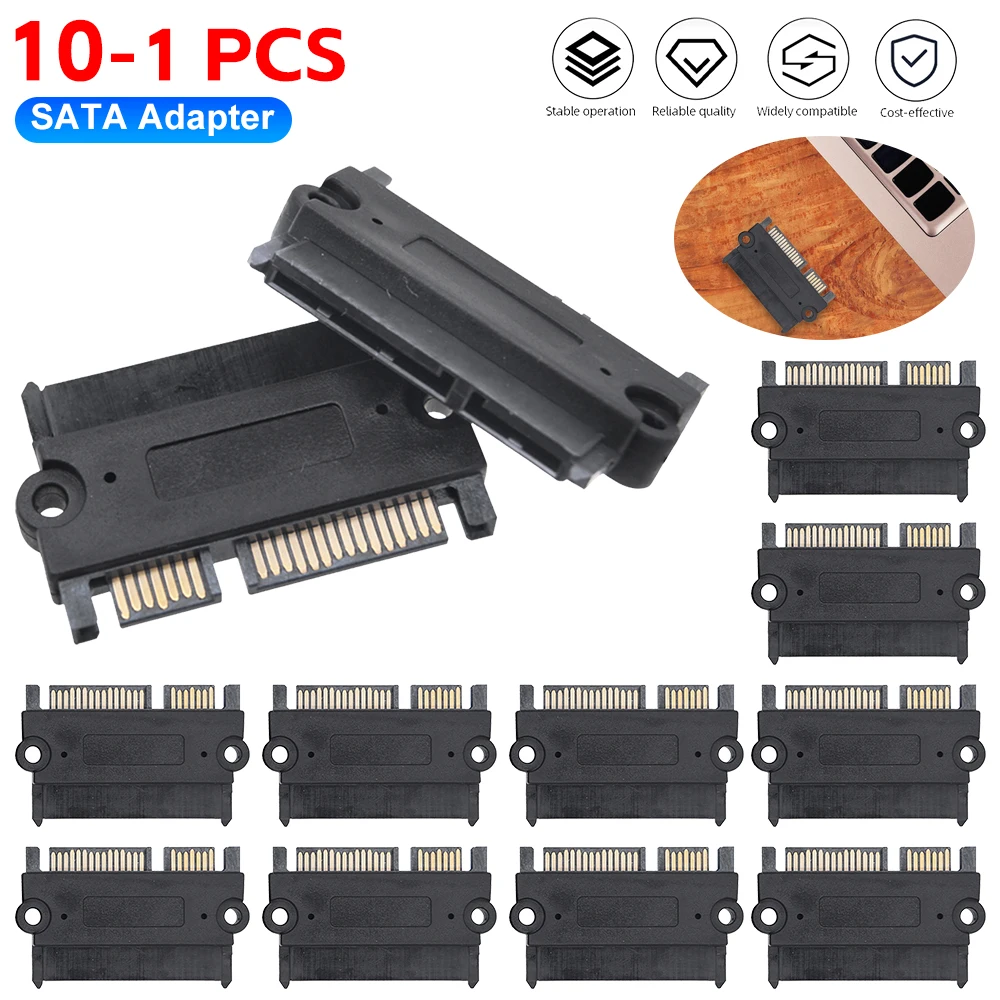 SATA Male To Female Converter Head 22Pin 7+15 Male To Female Power Data Adapter SATA To SATA Converter SATA To SATA Adapter