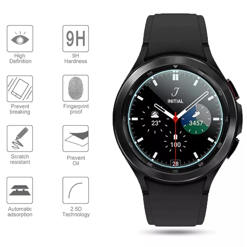 Tempered Glass for Samsung Galaxy Watch 4 5Pro Watch5 40mm 44mm Screen Protector for Galaxy Watch 4 Classic 42mm/46mm Glass Film