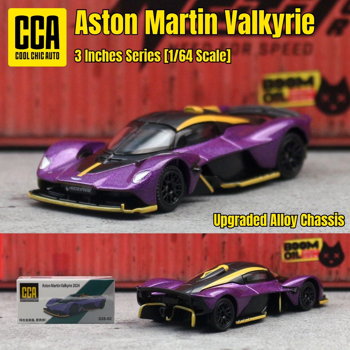 1/64 Aston Martin Valkyrie Miniature Model CCA 3
