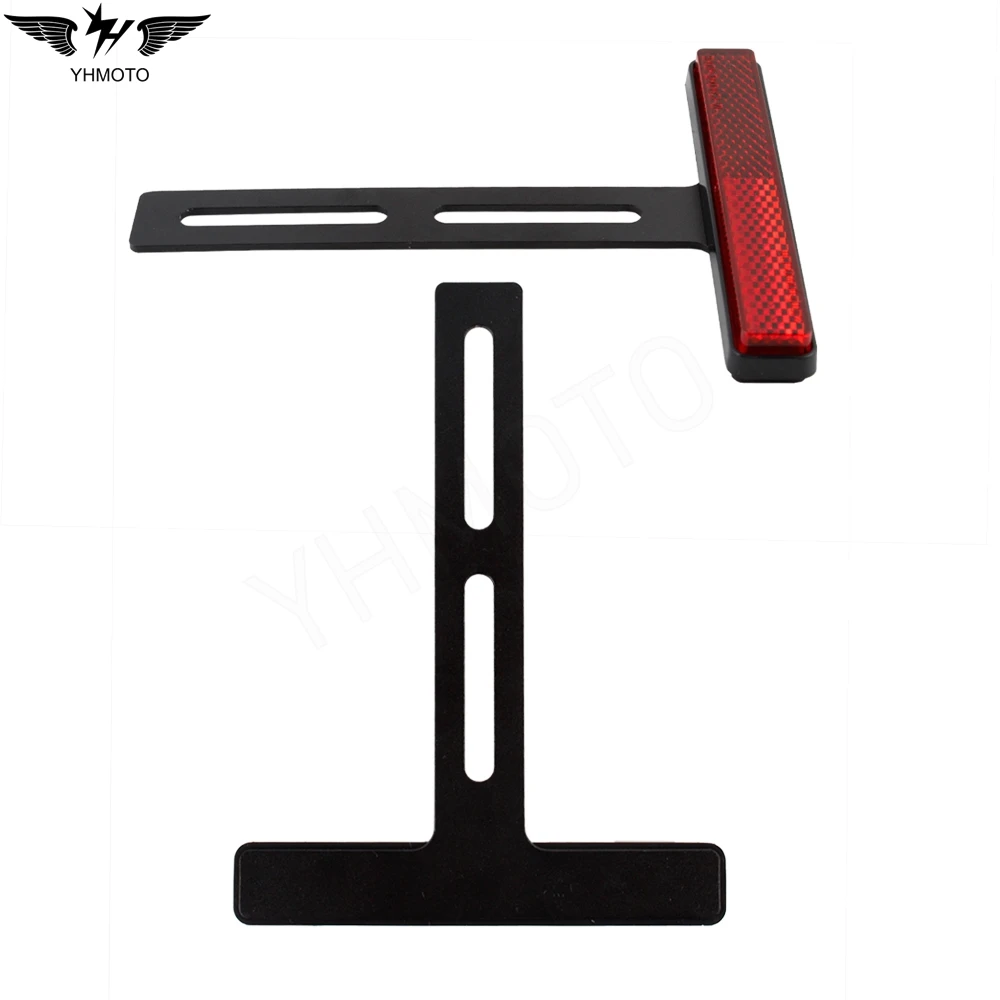 Universal Motorcycle Rear Reflector Cat's Eyes Long T-Holder For Kawasaki For Honda Yamaha KTM Fender Eliminator Accessories view 4