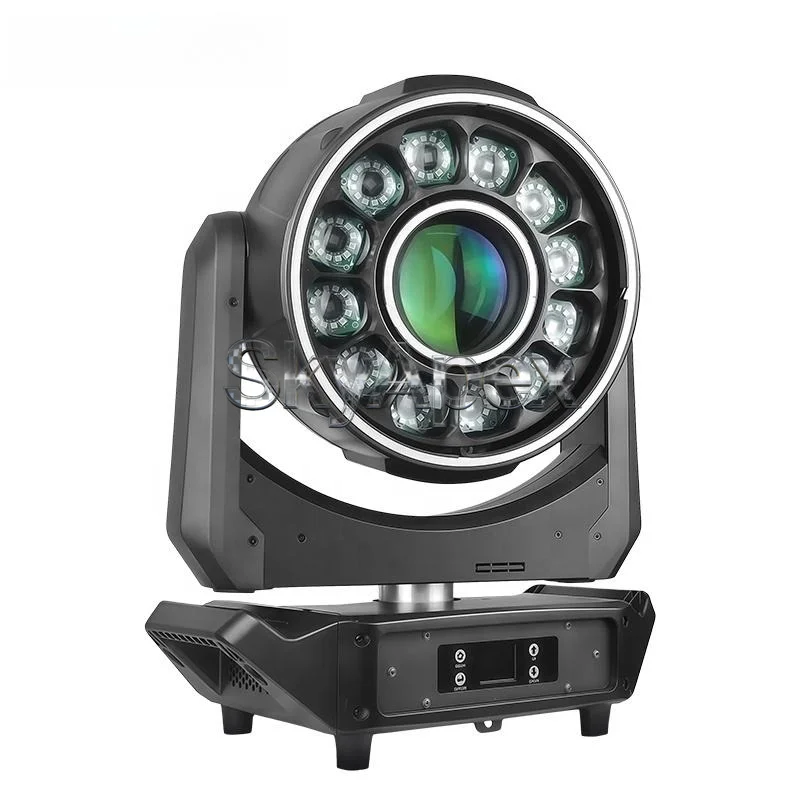 200W Donut Bee Eye Beam Light Rotating Stage Light For Wedding Performance Bar KTV Atmosphere Lighting