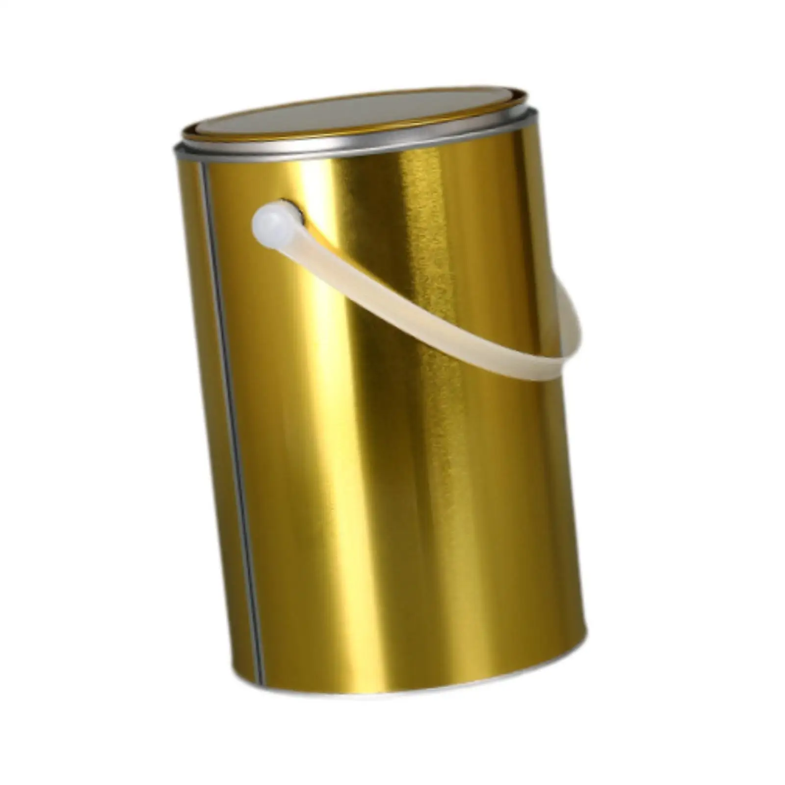 Iron Empty Paint Can with Lid Reusable Metal Paint Bucket Multipurpose Storage Pail for Home DIY Art Supply