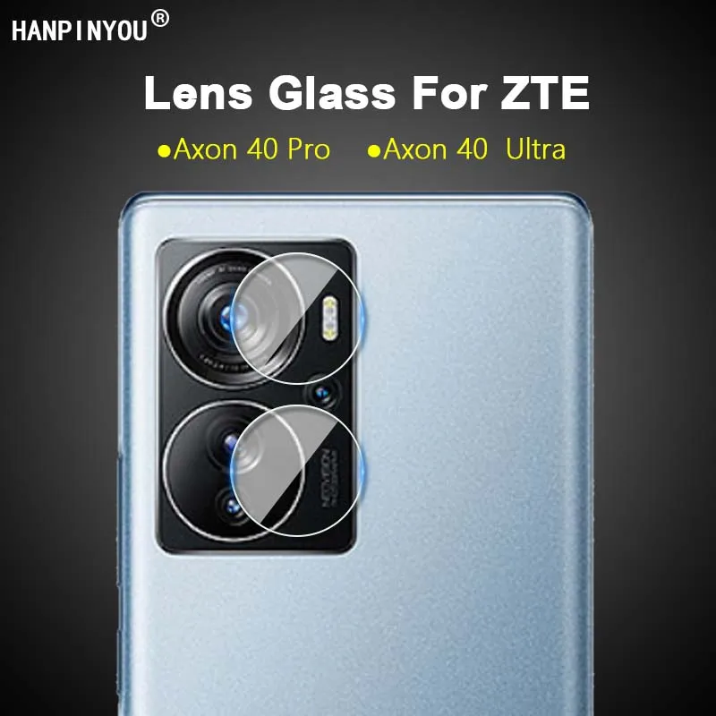 For ZTE Axon 40 Axon40 Pro / Ultra HD Clear Ultra Slim Back Rear Camera Lens Cover Protector Soft Tempered Glass Protective Film