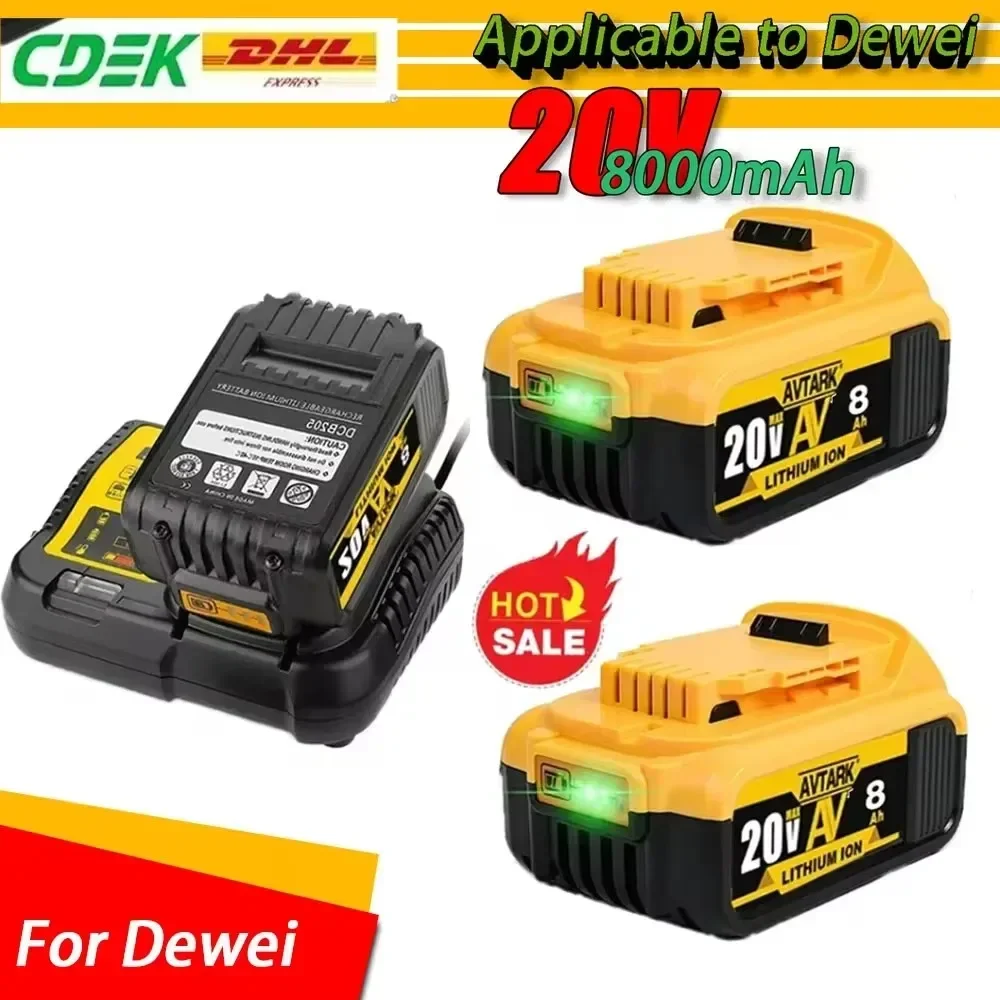 

For Dewalt battery 20V 12.0Ah for DCB200 Battery MAX Lithium DCB184 DCB206 DCB182 DCB180 DCB181 DCB182 DCB201 DCB206