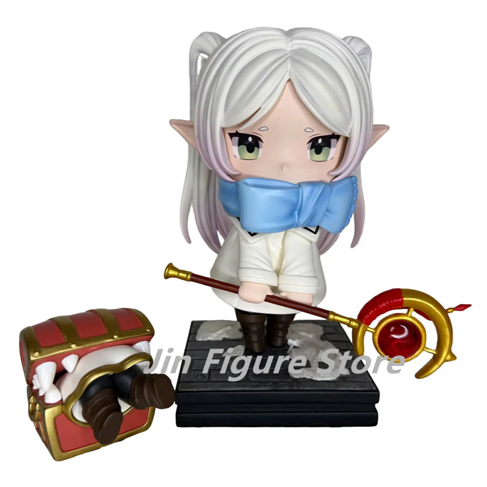 

18 см новая версия POPO STUDIO Q, зимний наряд, фигурка Frieren, декор для стола, платье, фигурка персонажа аниме, подарок на день рождения