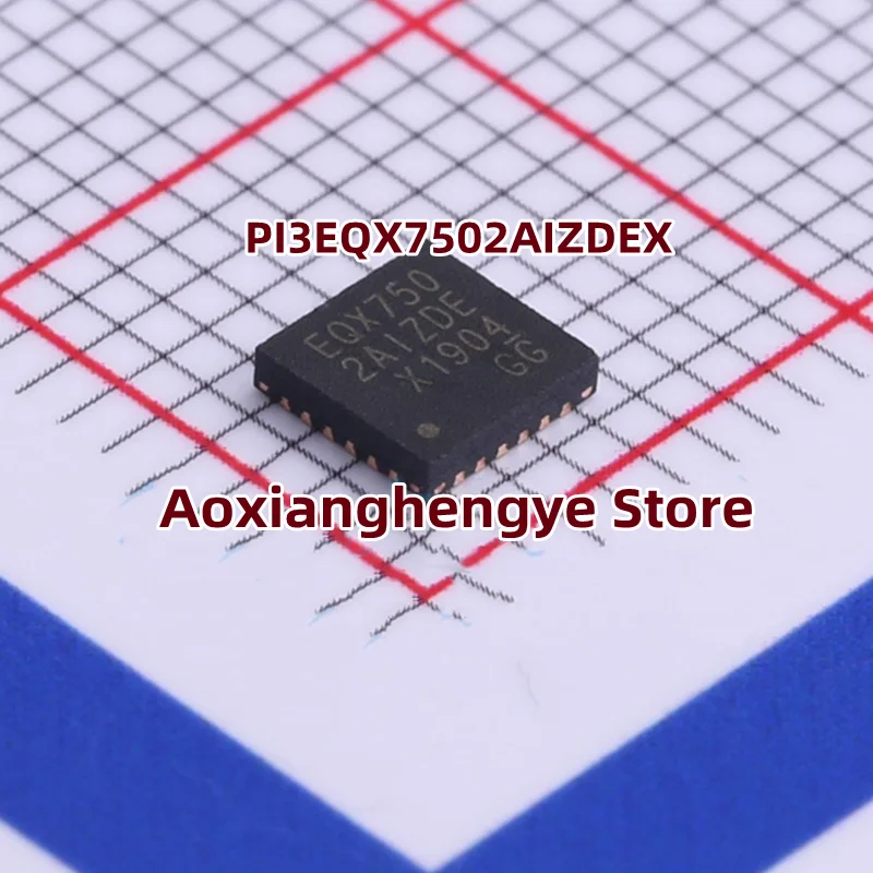 

5 шт. PI3EQX7502AIZDEX EQX7502AIZDE TQFN24 5,0 Гбит/с 1-портовый USB3.0 ReDriver с эквалайзером и акцентом на частотах