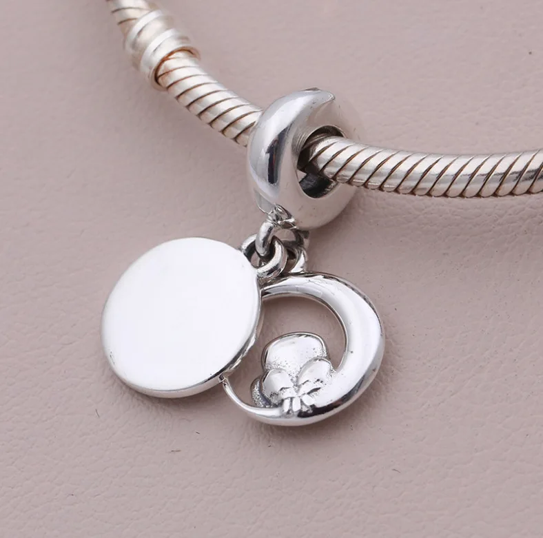 جديد 925 فضة دراجة نارية الصوت الشريط سحر of ley 925 سلسلة مطرز صالح الأصلي قلادة سوار لتقوم بها بنفسك حلية مجوهرات #3