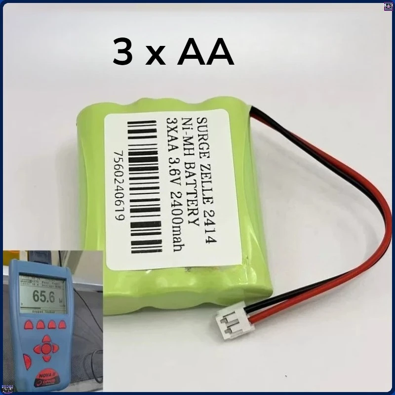 3.6V 2400mAh Replacement NI-MH Battery for Israel OPHIR Nova 2 Laser Power Energy Meter Radiation Detector Rechargeable Battery