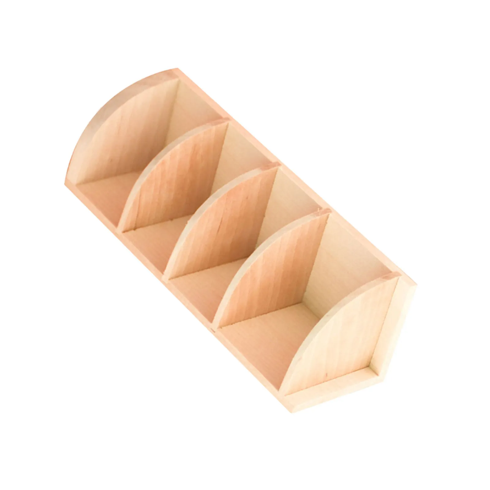 

1Pcs Miniature Corner Cabinet Smooth Surface Elegant Design for Mini House Decor Dolly House Accessory Photo Prop Bookcase