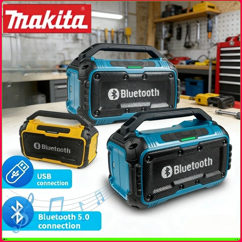 altavoz-portatil-makita-inalambrico-bluetooth-para-exteriores-para-obras-de-construccion-resistente-al-agua-sonido-estereo-envolvente-﻿-para-bateria-makita