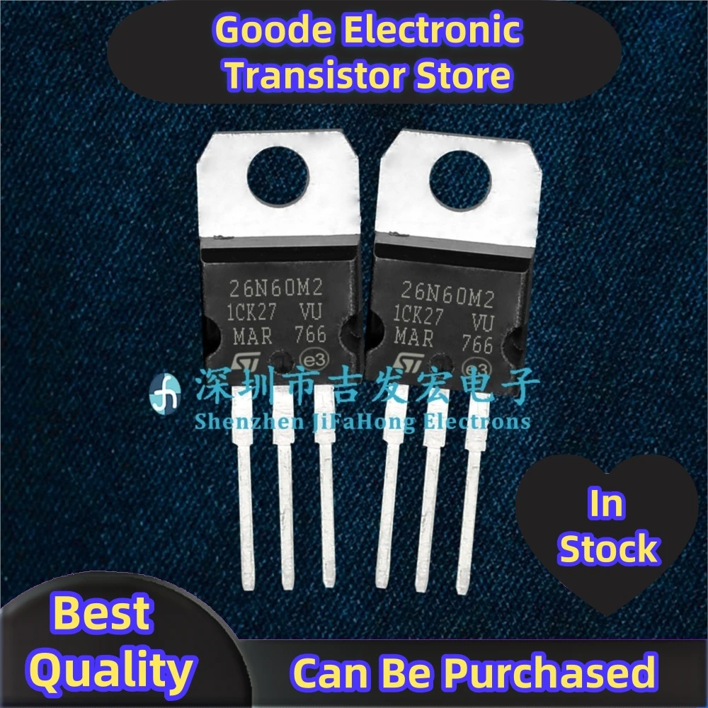 10PCS 26N60M2 STP26N60M2 TO-220 26A 600V Najlepsza jakość w magazynie