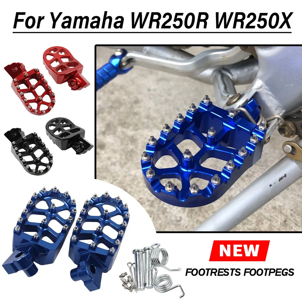 Motorcycle Accessories Foot Pegs Rest Footpeg FootRest Bracket Sets For Yamaha WR250R WR250X 2007 - 2017 WR 250R 250X WR250R/X