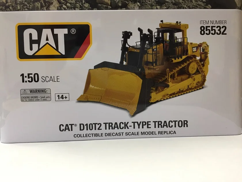 DM CAT Cate~rpillar D10T2 Track Bulldozer Alloy Model Simulated Vehicle 1:50 85532 Gifts Souvenir Toys