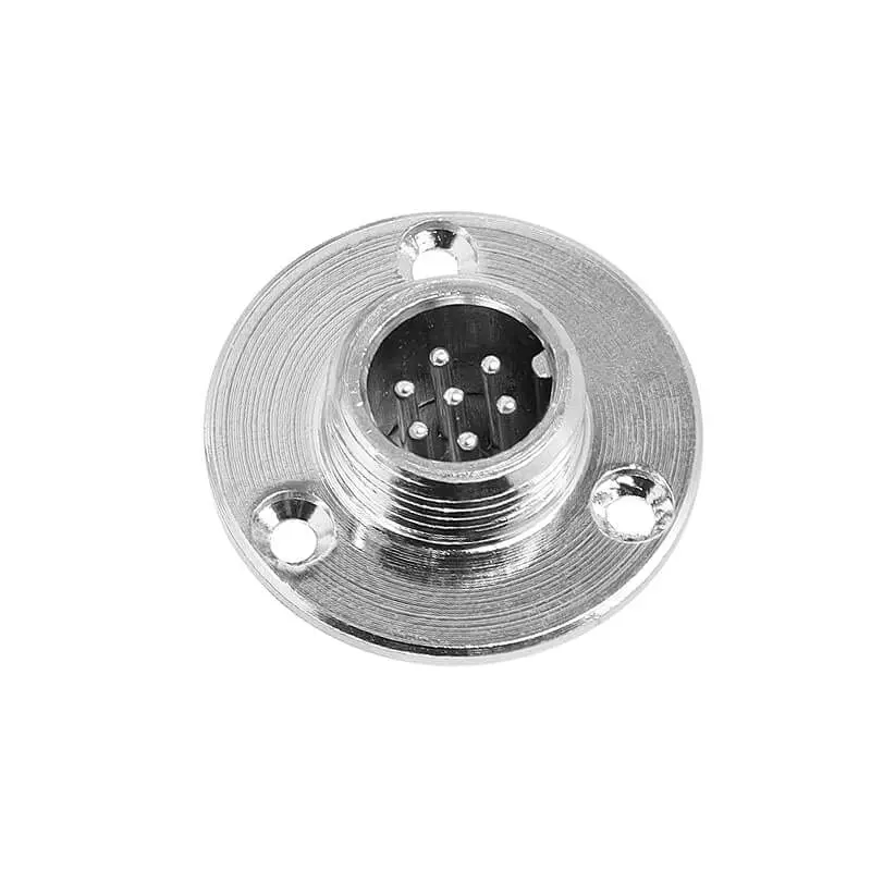 12mm Aviation Plug Connector 3 Hole Flange GX12 7 Pin Male and Female Aviation Connector