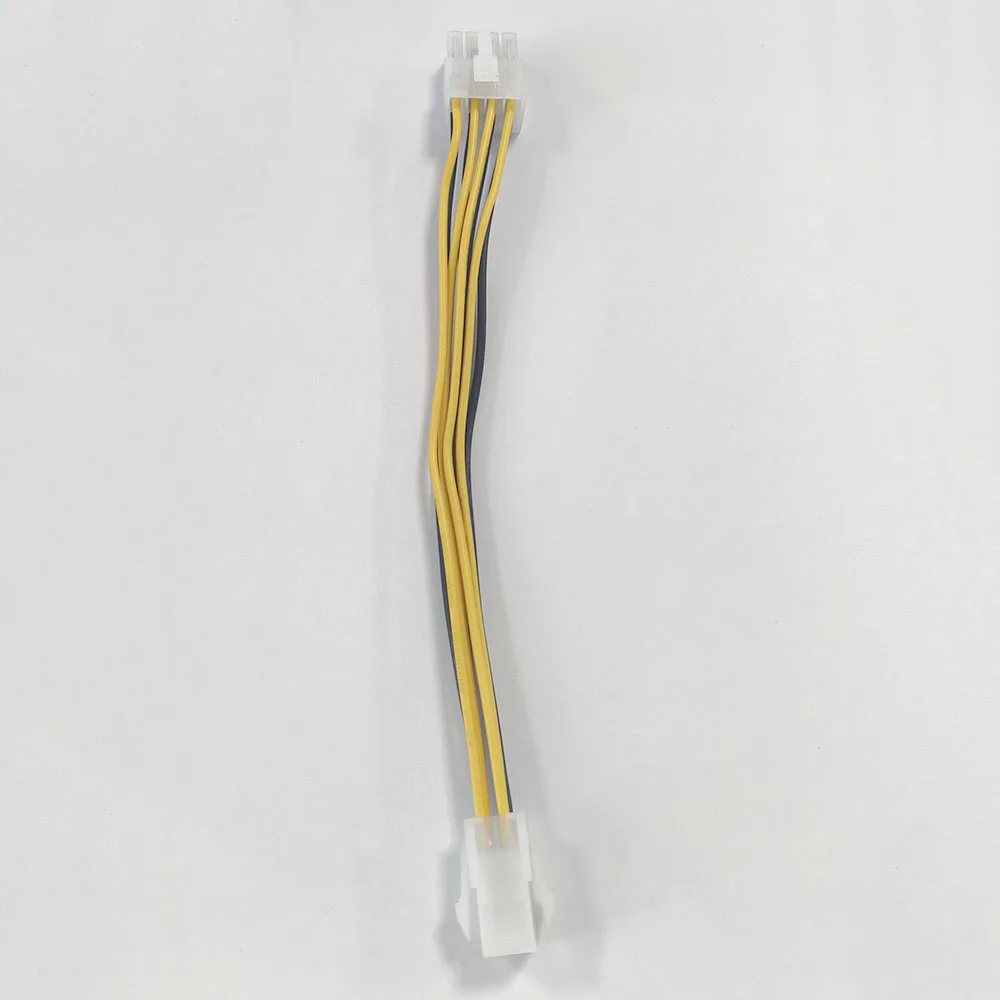 1 peça 12v 4 pinos macho para 8 pinos cabo de alimentação cpu atx 4 pinos macho para 8 pinos eps cabo de alimentação adaptador fonte de alimentação cpu