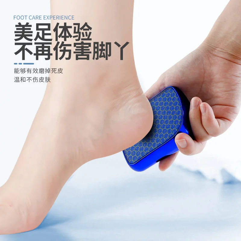 Nano Glass Foot File Crystal Foot Heel Callus Remover Shaver Dead Hard Cracked Thick Dry Skin Remover Foot Rasp Pedicure Tool