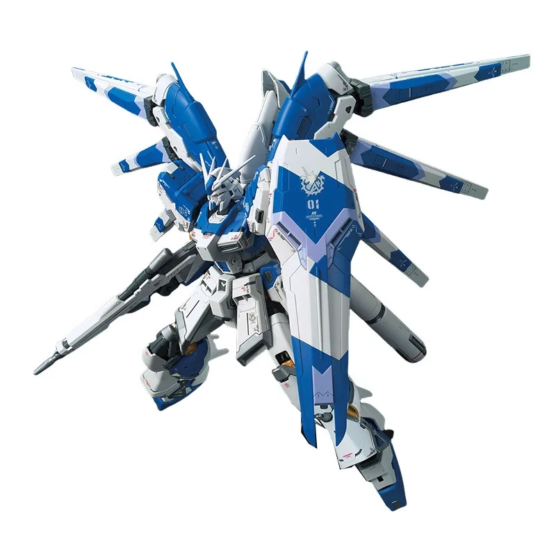 Bandai ของแท้ RX-93-V2 Hi-V GUNDAM RG อะนิเมะ Action Figure หุ่นยนต์ Periphery สะสมประกอบของเล่นเครื่องประดับของขวัญเด็ก