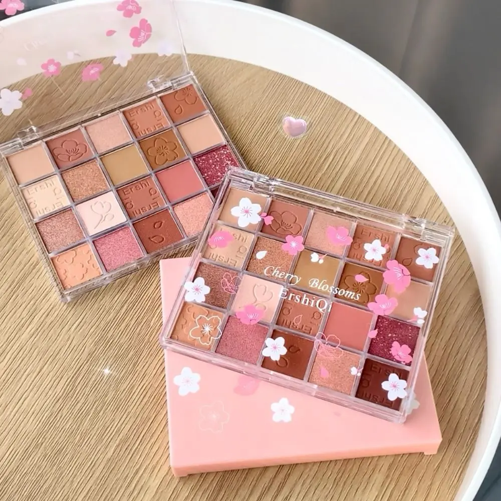 New 20 Color Eyeshadow Palette Matte Shiny Eye Shadow Multi-functional Long Lasting Eye Pigments Women