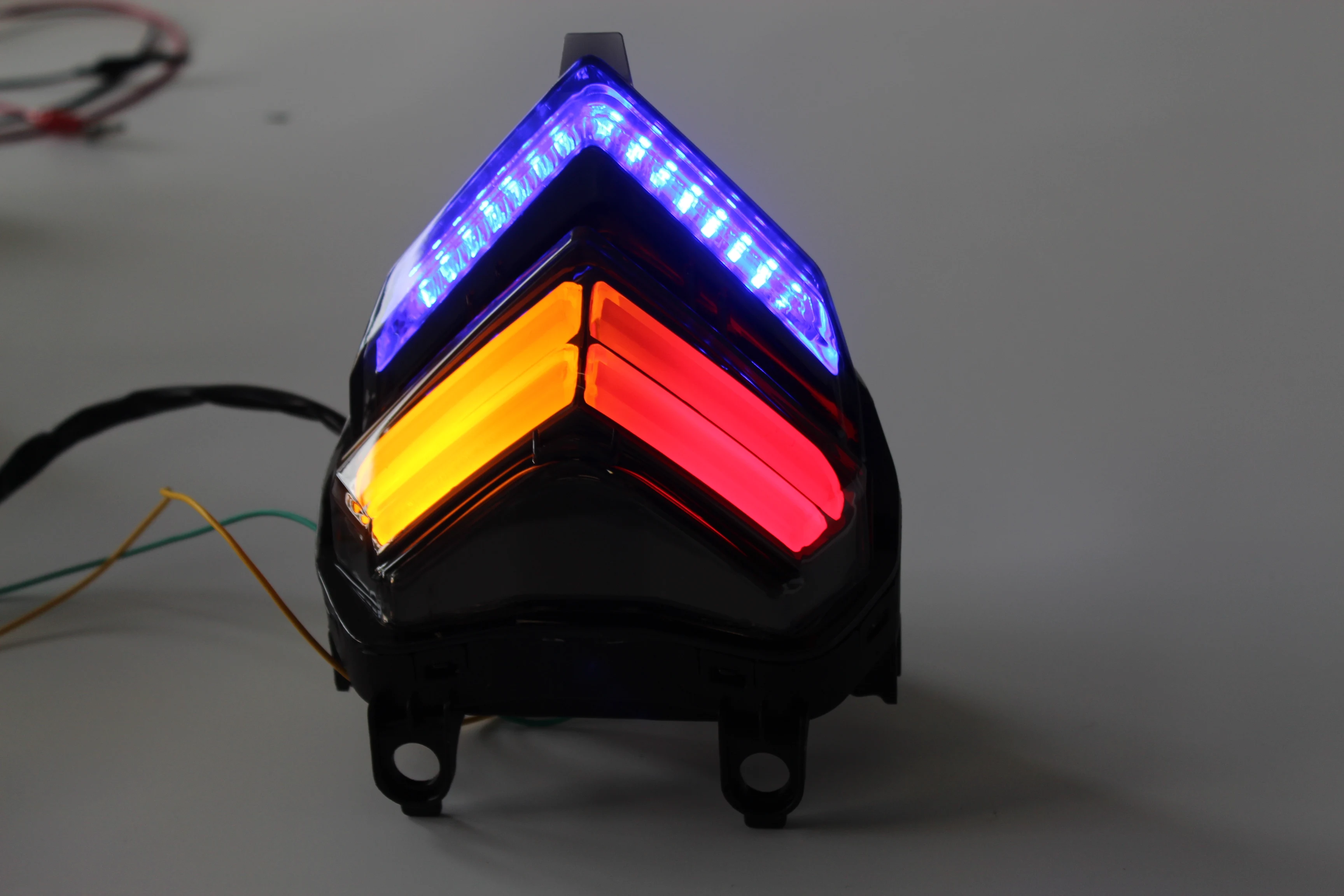 CBR250R LED الفرامل الخلفية الذيل ضوء دراجة نارية وقف مصباح مع أضواء مؤشر الإشارة لهوندا CBR250RR 2021 2022