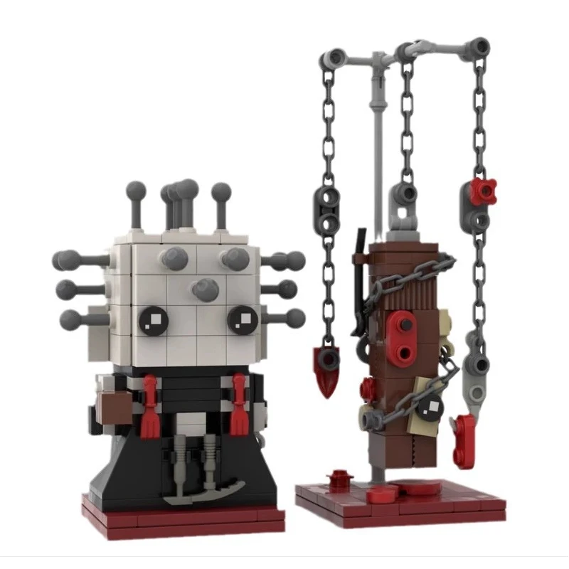 Bricklink Halloween MOC película de terror personajes serie figuras de acción ladrillos conjuntos Annabelle bloques de construcción chico juguetes regalo