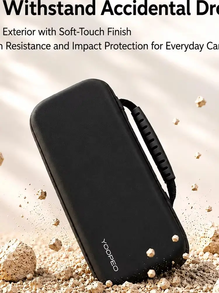 YOOPEO – etui do przenoszenia i przechowywania, przeznaczone do modeli Mobapad M12, NYXI Hyperion 3, J30 oraz Switch 2. Wytrzymałe, ochronne etui z zamkiem błyskawicznym. — zdjęcie produktu 7