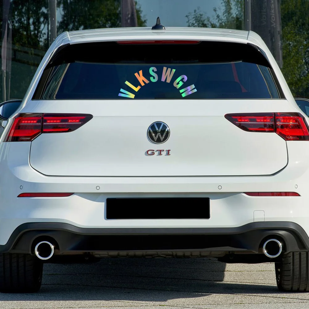 Car Rear Windshield Sticker For Volkswagen VW Golf 8 7 5 6 R GTI MK8 MK7 MK6 Polo Window Vinyl Film Decor Decal Auto Accessories