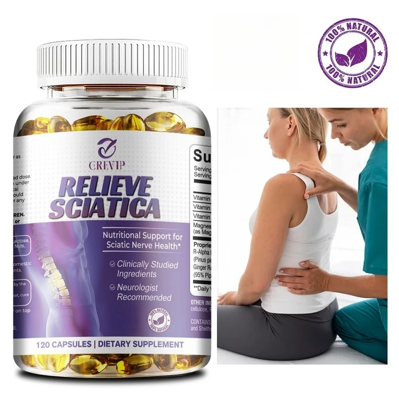 Sciatic Nerve Relief Supplement Nutrition Relief Joint Recovery, Activity Support Nerve and Bone Health Balance