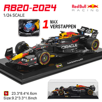 Bburago 1:24 2024 F1 Oracle Red Bull Racing #1 Max Verstappen #11 Sergio Perez Precision Model Car Model Collection Gift Toy