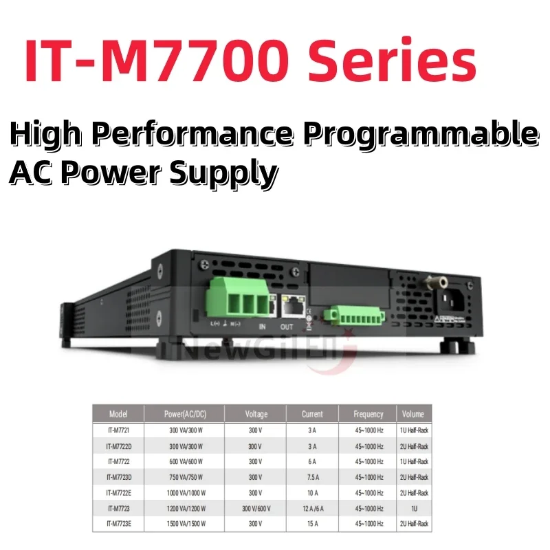 ITECH IT-M7721 IT-M7722 IT-M7722E IT-M7722D IT-M7723 IT-M7723E IT-M7723D IT-M7721L IT-M7722L Source d'alimentation ca programmable
