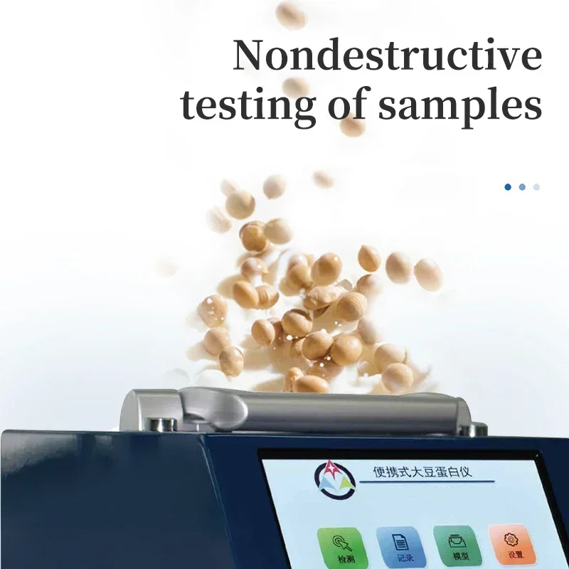 Soybean Protein Rapid Analyzer And Moisture Meter Test Equipment Whole Grain Wheat Feed Rice Moisture Protein Nir Analyzer