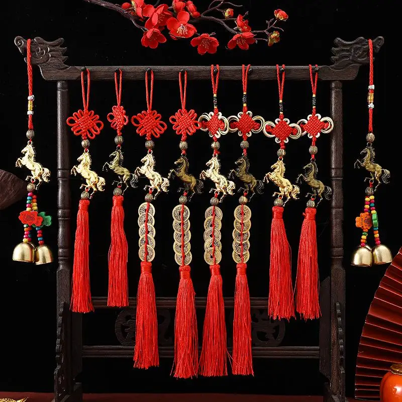 

2026 Year of the Horse Wall and Car Mirror Pendant Lucky Decoration and Housewarming Gift