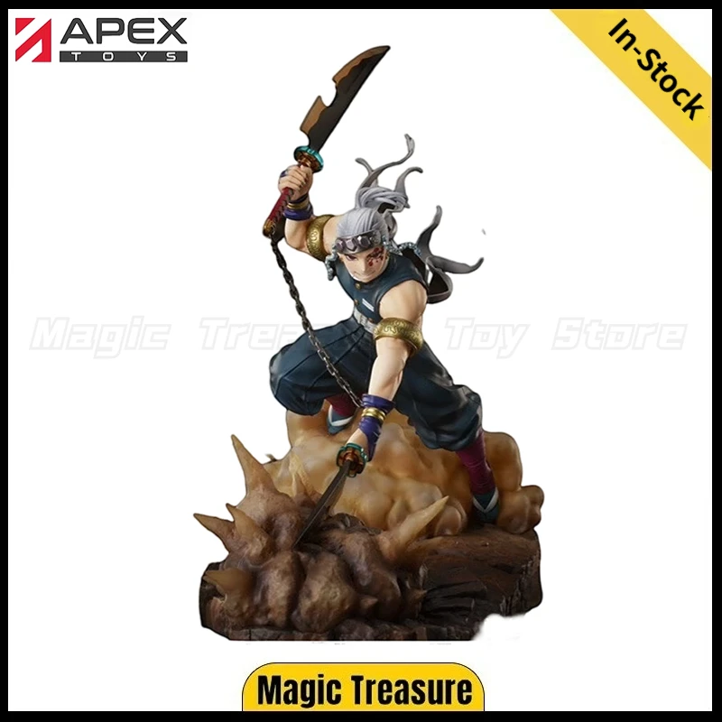 

【В наличии】Оригинальная фигурка Claynel ANIPLEX + Blade of Demon Destruction Uzui Tengen масштаб 1/8, игрушка в подарок