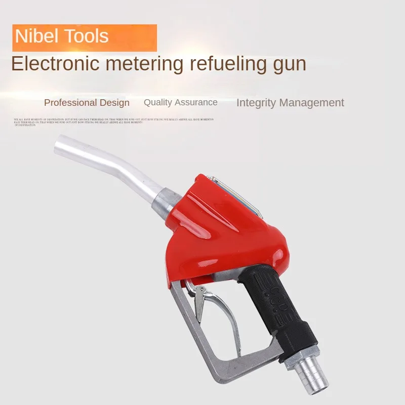 Electronic Metering Fuel Gun, Digital Display, Diesel Gasoline, Methanol Fuel Gun, Metering, High Flow Fuel Gu n