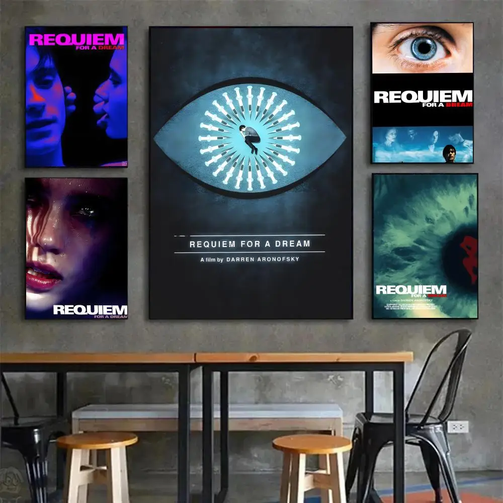 Intense Harrowing R-Requiem For A-Dream Poster Wall art print art suitable for living parlor home decoration gift