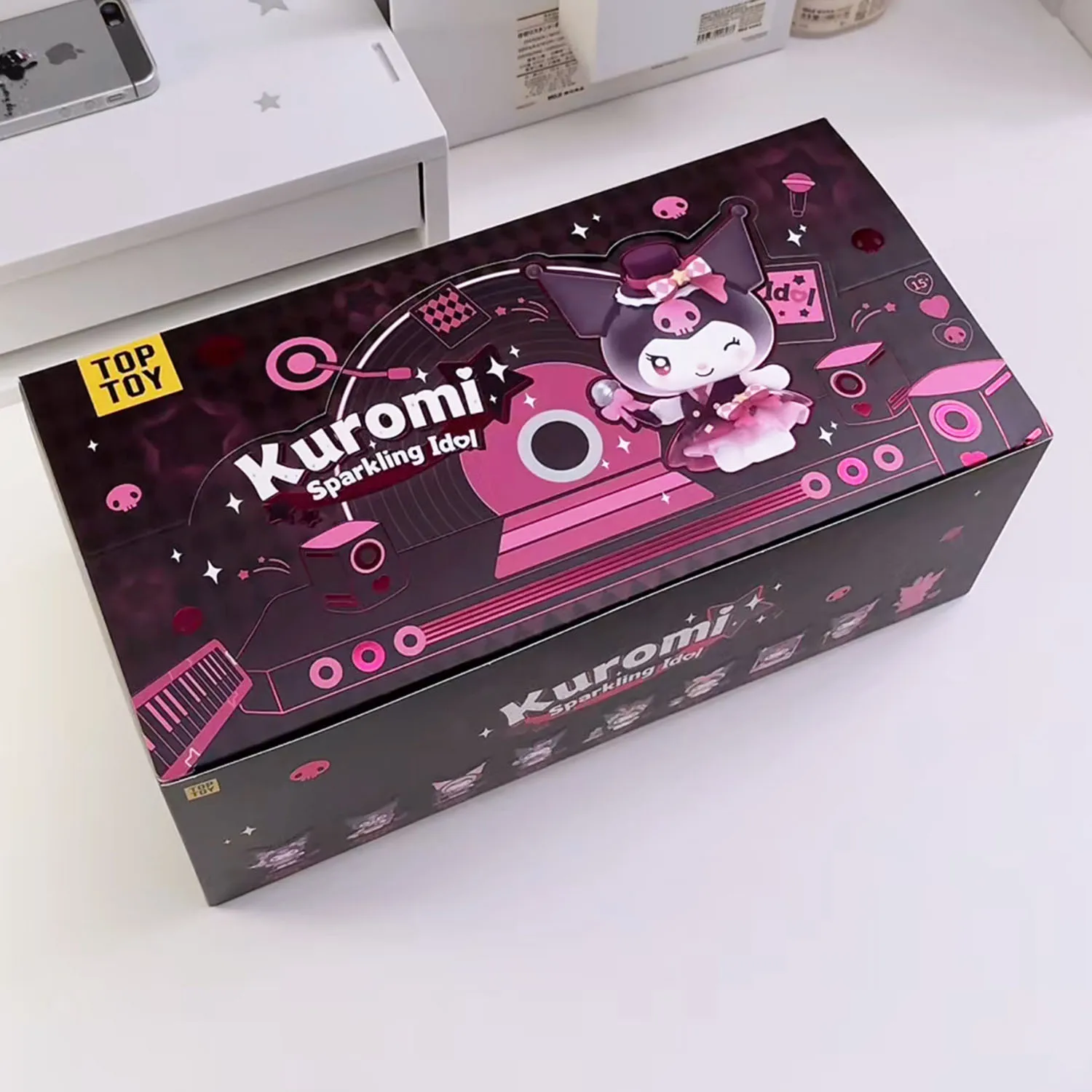 Nieuwe Kuromi Sparkling Idol Serie Blind Box Speelgoed Verrassingscadeau Model Cartoon Collectie Desktop Ornament Pop Kinderspeelgoed