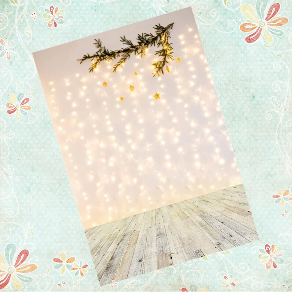 

Christmas Lights Background Cloth Photo Backdrop Photography Pictures