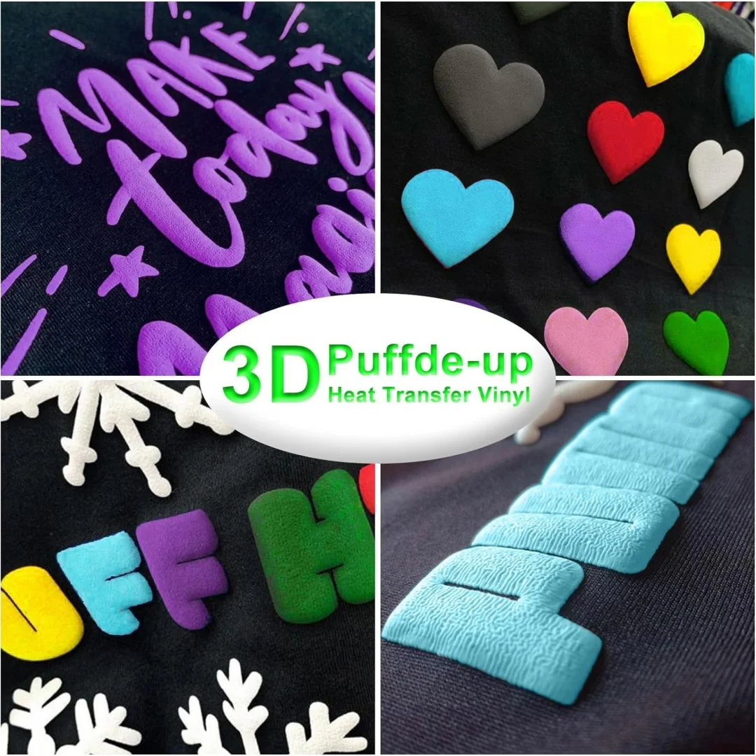 3D Puff Vinyl Heat …