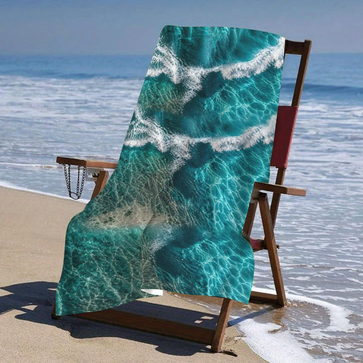 Multipurpose Polyester Beach Towel - Ideal for Swimming, Yoga, Fitness, Camping, Travel and Beach Activities