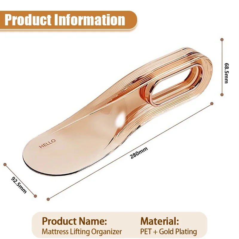 Plastic Mattress Lifter Portable Mattress Wedge Lifter Sheet Changing Tool Home Bed Aid Sheet Change Helper YFJ011