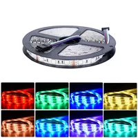 DC12V 5M 5050SMD RGB LED Strip Lights 30LEDs/M IP20 RGB LED Fiexble Tape Ribbon Lights Home TV Backlight Background Lighting