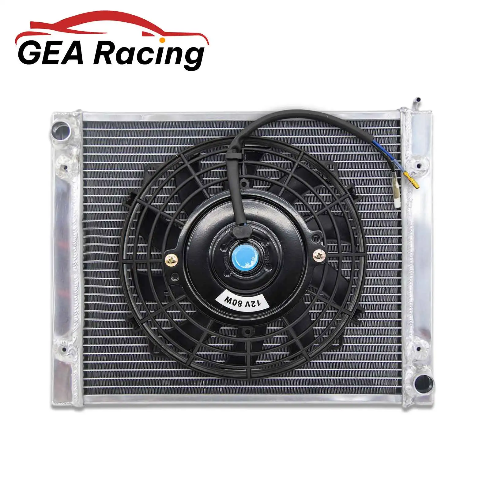 For Polaris RZR Aluminum UTV Cooling Racing Radiator + Fan 1000 XP Turbo 2016