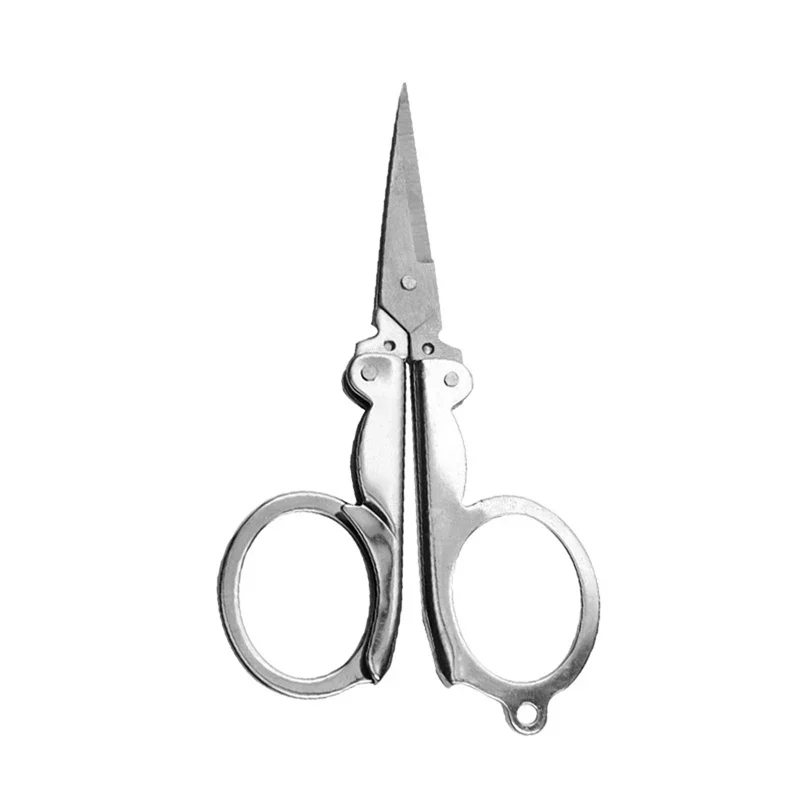 Folding Scissors Pocket Travel Small Crafts Sharp Blade Emergency Mini Foldable Travel Embroidery Scissor Thread Tailor Scissors